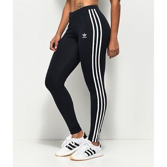 adidas Pants - Adidas Three Stripe Leggings
